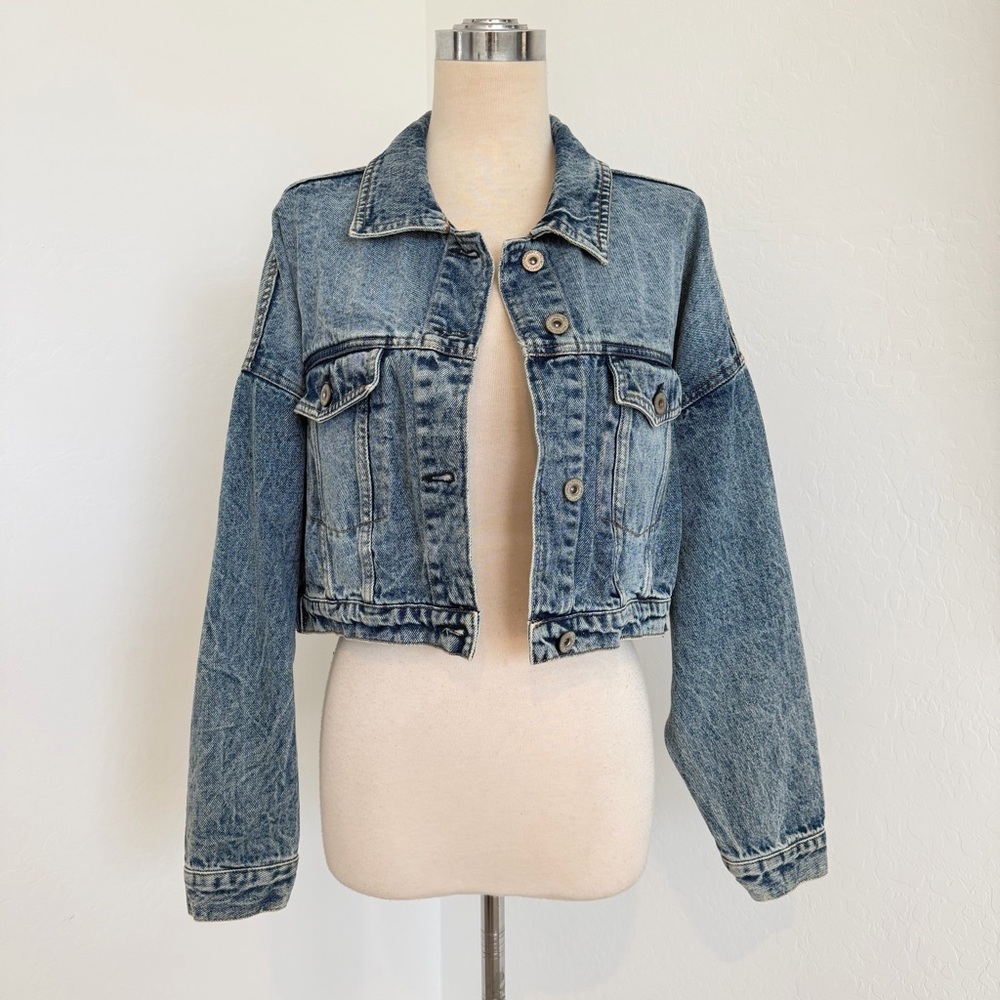 Cropped Denim Jacket